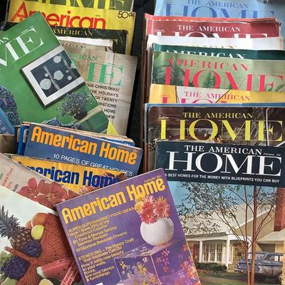 Magazines from the 60â€™s & 70â€™s- American Home