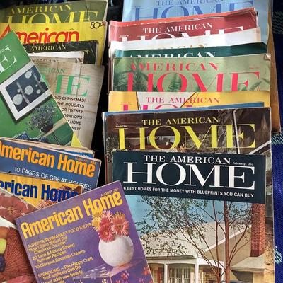 Magazines from the 60â€™s & 70â€™s- American Home