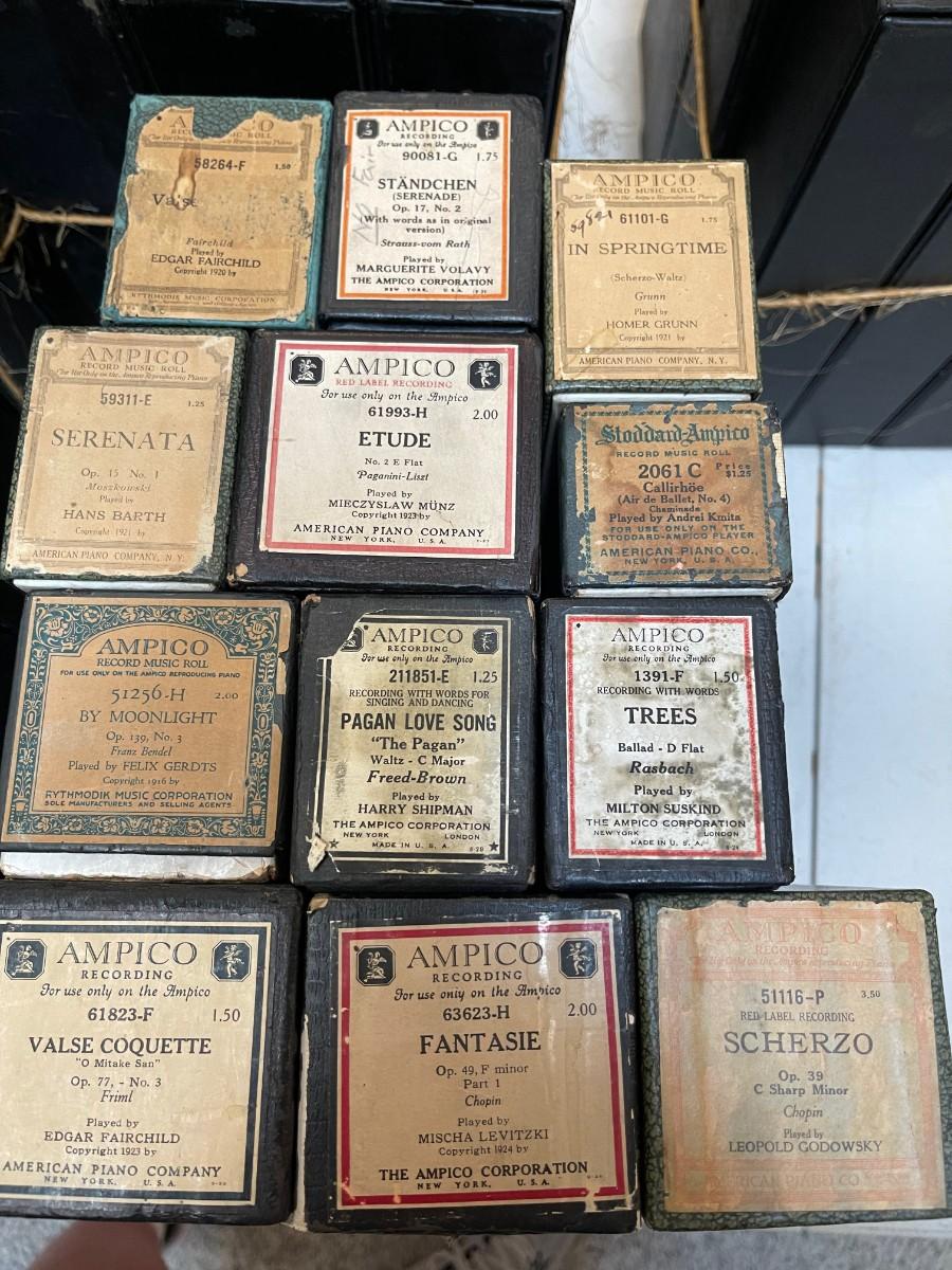 12 Player Piano Rolls 5 EstateSales 12 Player Piano Rolls 5 Estatesales