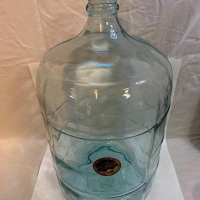 Vintage Crisa 5 Gallon Glass Water Bottle Jug Made In Mexico - 19.5â€ high x 10.5â€ wide approx