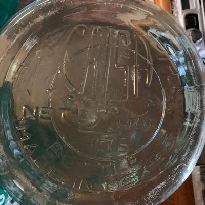 Vintage Crisa 5 Gallon Glass Water Bottle Jug Made In Mexico - 19.5â€ high x 10.5â€ wide approx