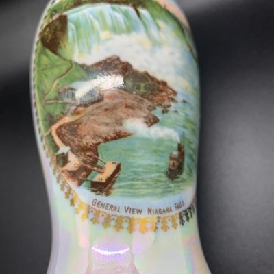 Vintage German Vase â€œGeneral View Niagara Fallsâ€ - 7.5â€ tall x 3â€ wide approx
