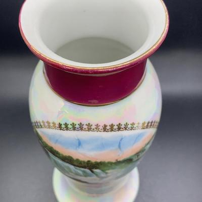 Vintage German Vase â€œGeneral View Niagara Fallsâ€ - 7.5â€ tall x 3â€ wide approx