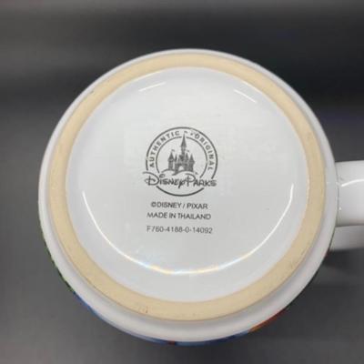 2 Disney Mugs & 1 Plate - Beauty and the Beast & Walt Disney World Official â€œGrandmaâ€ Mug & DISNEY CASTLE 6â€ Decorative...