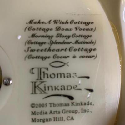 Thomas Kincade â€œMake a Wish Cottage" Gazebo - 8 1/4"H x 6 1/4" in diameter approx
