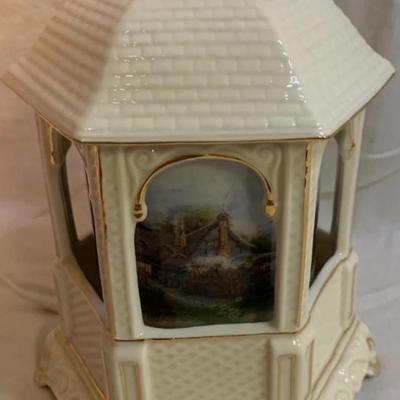 Thomas Kincade â€œMake a Wish Cottage" Gazebo - 8 1/4"H x 6 1/4" in diameter approx
