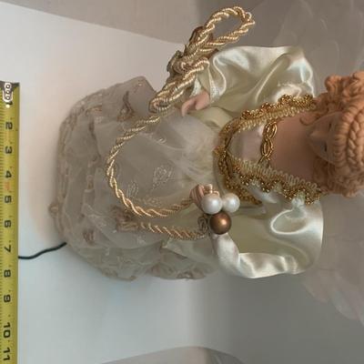 Kurt Adler 14" Lighted Fiber Optic Angel Christmas Tree Topper / Tablepiece - 14â€ tall approx