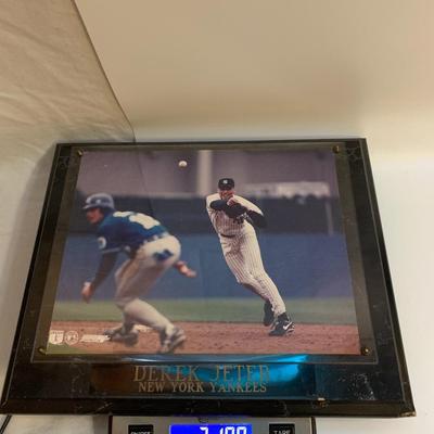 Derek Jeter New York Yankees Plaque - 13â€ wide x 10.5 high approx