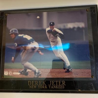 Derek Jeter New York Yankees Plaque - 13â€ wide x 10.5 high approx