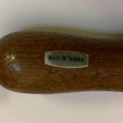 Vintage Wooden Ball Bead Back Roller Massage 2 Handle - 3â€ wide x 48â€ long approx including handles