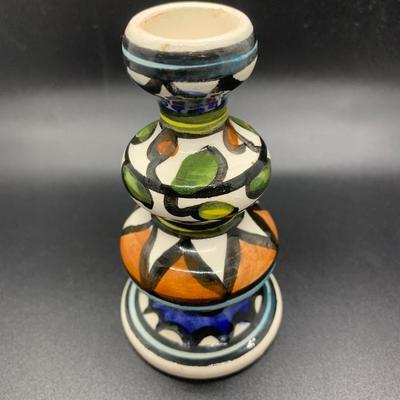Candlestick Holder for Shabbat - 4â€ tall x 2.5â€ wide approx