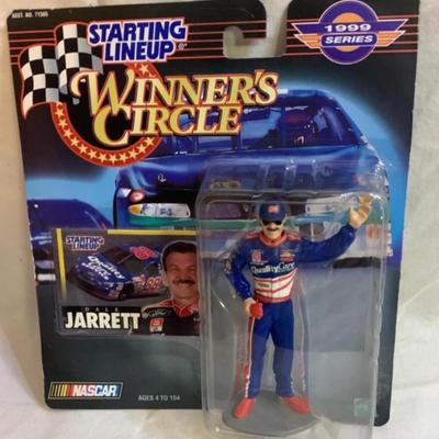 3 NASCAR items - 2 cars and 1 Starting Lineup Figure 4.5â€ tall approx