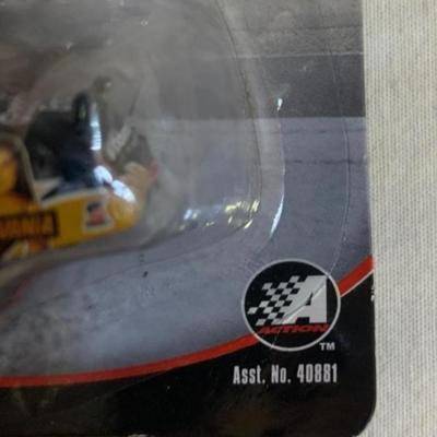 3 NASCAR items - 2 cars and 1 Starting Lineup Figure 4.5â€ tall approx