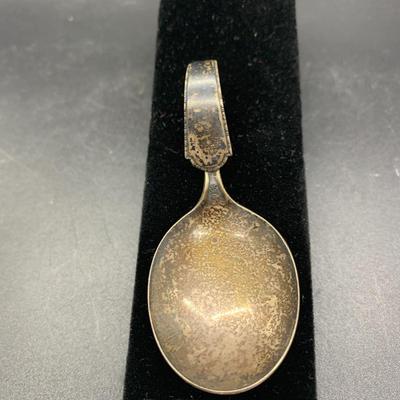 2 Vintage Baby Spoons - 3.5â€ & 3â€ approx