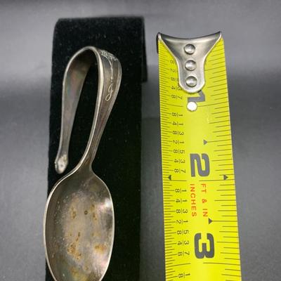 2 Vintage Baby Spoons - 3.5â€ & 3â€ approx