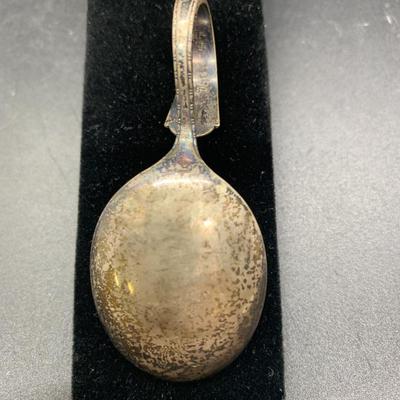 2 Vintage Baby Spoons - 3.5â€ & 3â€ approx