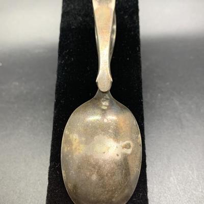 2 Vintage Baby Spoons - 3.5â€ & 3â€ approx