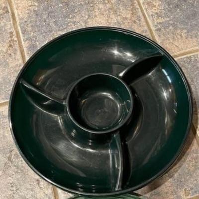 Vintage Plastic Take-A-Long Serving Dish