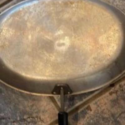 Vintage T-Fal. Oval Aluminum Fish Frying Pan