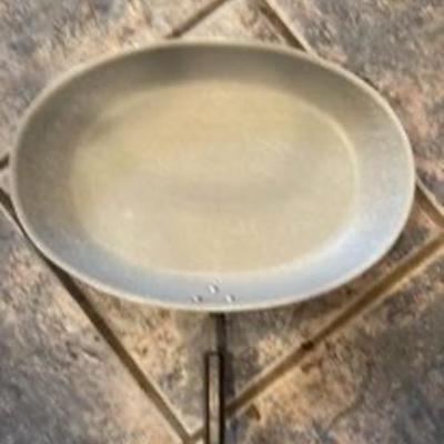 Vintage T-Fal. Oval Aluminum Fish Frying Pan