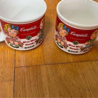Two 1990â€™s Campbellâ€™s Soup Bowls