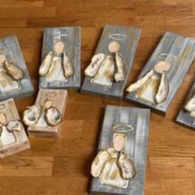 Handmade Oyster Angles Wall Hangings