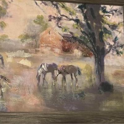 â€œ Daybreak on the farmâ€. by Marilyn Hageman