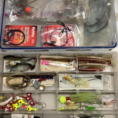 Saltwater lures and wire leads