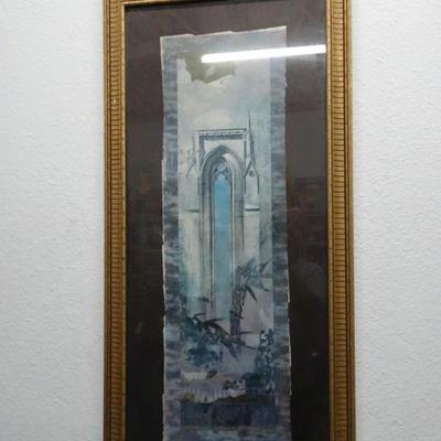 LOT 114. DECORATIVE FRAMED ART
