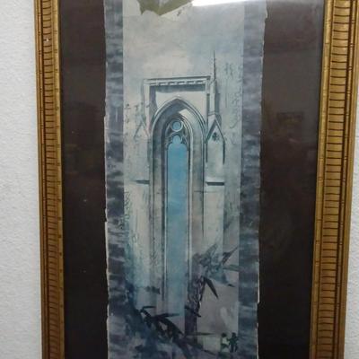 LOT 114. DECORATIVE FRAMED ART