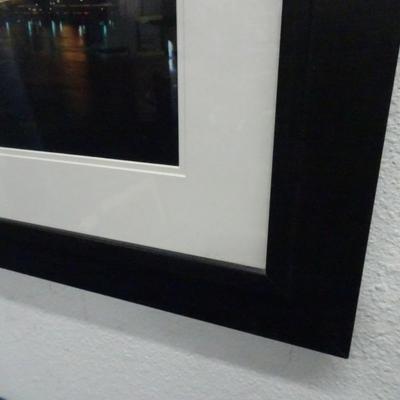 LOT 116. FRAMED BROOKLYN BRIDGE PHOTO  IMAGES OF LIFE MAGAZINE COLLECTION