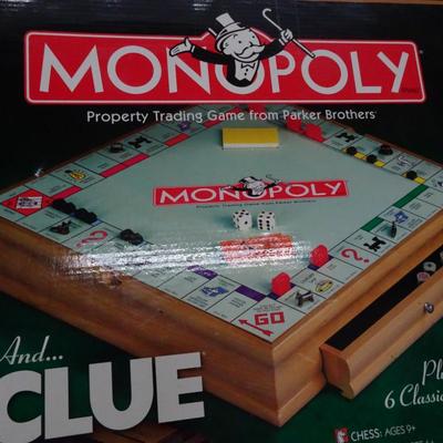 LOT 133. SPECIAL EDITION MONOPOLY AND CLUE GAME