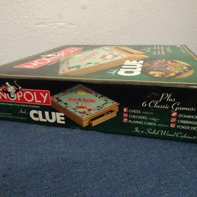 LOT 133. SPECIAL EDITION MONOPOLY AND CLUE GAME