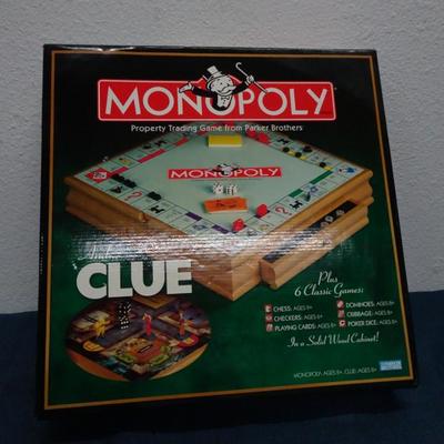 LOT 133. SPECIAL EDITION MONOPOLY AND CLUE GAME