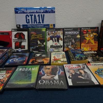 LOT 155. DVD'S AND VIDEO GAMES