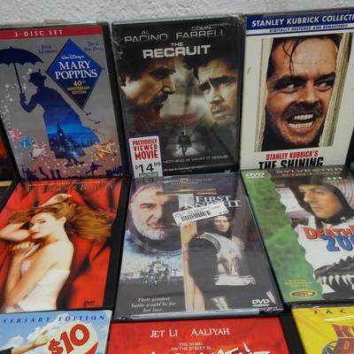 LOT 156. DVD MOVIES