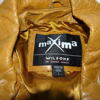 LOT 161. TWO LEATHER JACKETS FROM WILSON LEATHER
