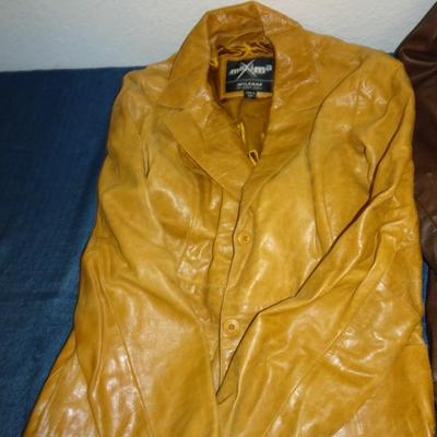 LOT 161. TWO LEATHER JACKETS FROM WILSON LEATHER