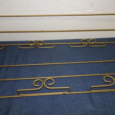 LOT 164. TWO HORIZONTAL METAL PLATE RACKS