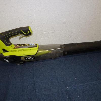 LOT 167 RYOBI CORDLESS BLOWER