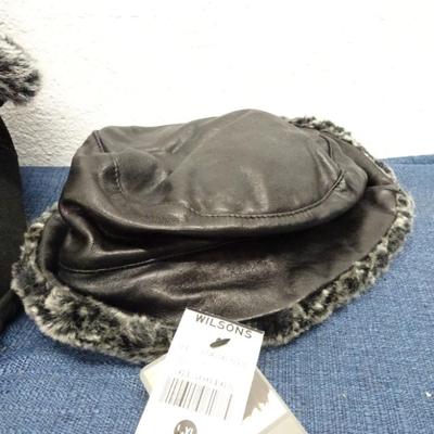 LOT 172. BACK PACK, BOOTS AND HAT