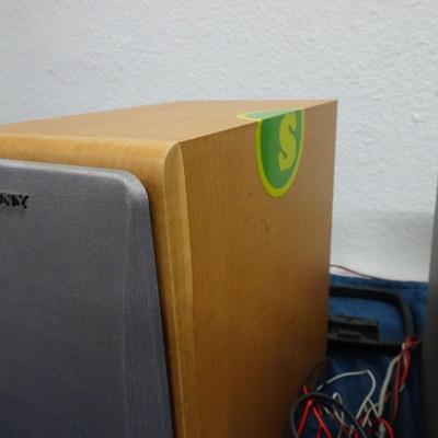 LOT 176. SONY BOOK SHELF STEREO SYSTEM