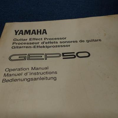 LOT 178. YAMAHA GEP50 GUITAR EFFECTS PROCESSOR