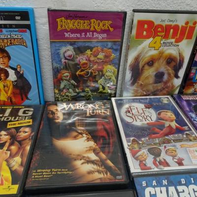 LOT 180. COLLECTION OF DVDS AND BLU RAY MOVIES
