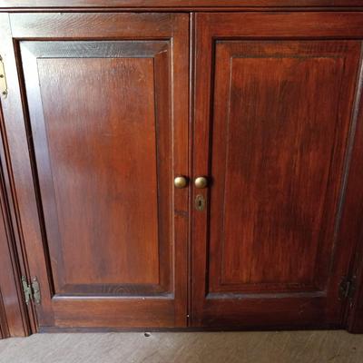 Handsome antique corner cabinet