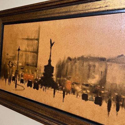 ANTHONY KILTS ~ Piccadilly Circus Framed Canvas Print