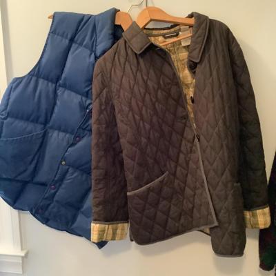 1339 Lot of Three Jackets , LL Bean, Talbots, & Lands End