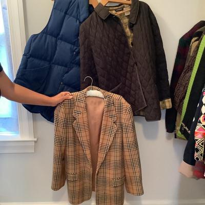 1339 Lot of Three Jackets , LL Bean, Talbots, & Lands End