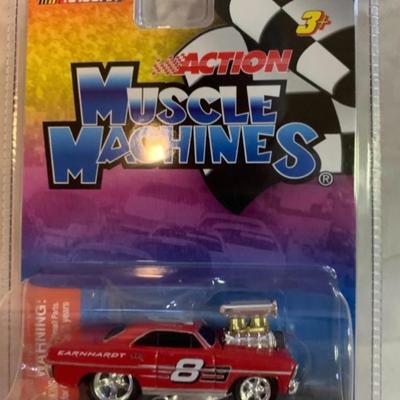 2005 Action Muscle Machines Nascar #8 Dale Earnhardt Jr Chevrolet & Action Muscle Machines 1/64 Die Cast NASCAR Goodwrench # 3 Dale...