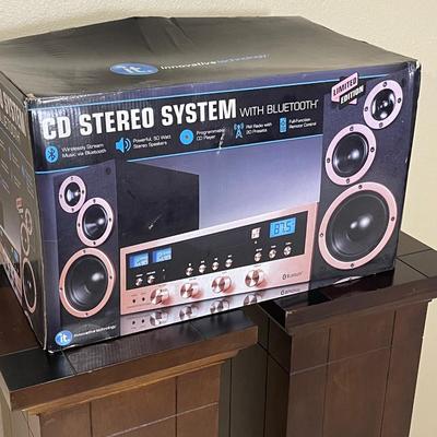 INNOVATIVE TECHNOLOGY ~ Bluetooth CD Stereo ~ Rose Gold